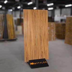 undefined-Vitrified Brown Wooden Floor and Wall Tile Code33358 (600x1200mm, Matt)
