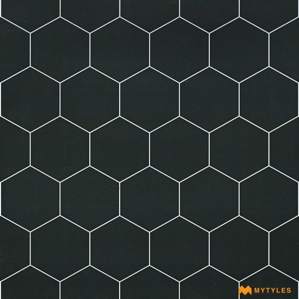 Parking Tiles-Vitrified Black Digital Parking Floor and Wall Tile Code27792 (600x600mm, Matt)