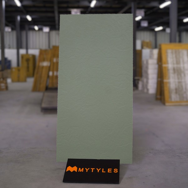 Glazed Vitrified-Full body Vitrified Green Floor and Wall Tile Code17802 (600x1200mm, Matt)