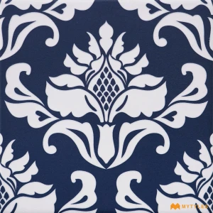 undefined-Vitrified Blue Carpet Centre Floor and Wall Tile Code38651C (200x200mm, Matt)