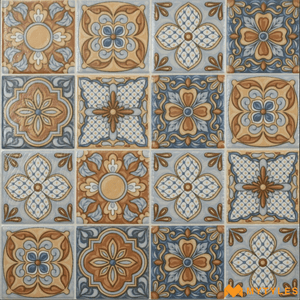 undefined-Ceramic Moroccan Tile Code3248 (300x300mm, Matt)