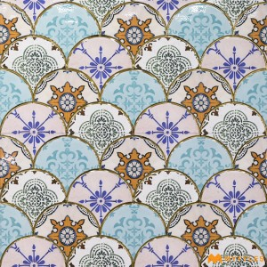 undefined-Ceramic Blue Highlighter Wall Tile Code36033 (300x600mm, Glossy)