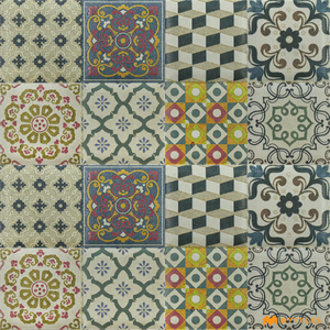 undefined-Ceramic Moroccan Wall Tile Code22791 (300x300mm, Matt)