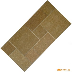 undefined-Vitrified Brown Floor and Wall Tile Code30585 (600x1200mm, Matt)