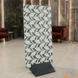 undefined-Vitrified White Floor and Wall Tile Code29491 (600x1200mm, Carving Matt)