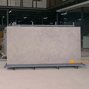 undefined-Gray Full Body Vitrified Floor and Wall Tile Code35387 (1200x2400mm, Matt)