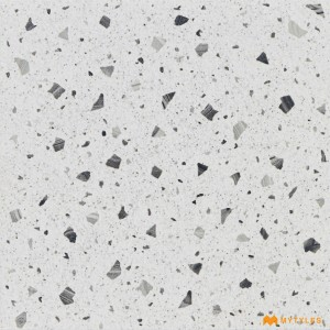 undefined-Ceramic White And Black Terrazzo Tile Code29174 (300x300mm, Matt)