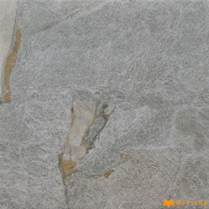 undefined-Vitrified Gray Digital Parking Floor and Wall Tile Code32394 (400x400mm, Matt)