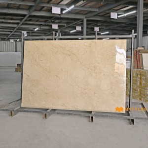 undefined-Vitrified Beige Slab Floor and Wall Tile Code28757 (1200x1800mm, Glossy)