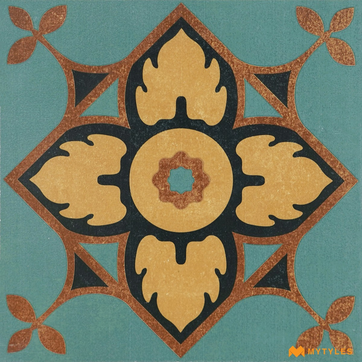 Buy 1x1 Feet Moroccan Wall & Floor Tile code24358 Online