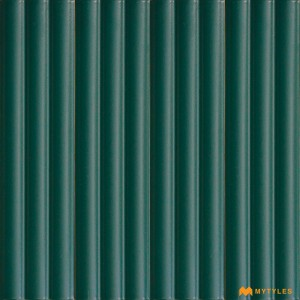 undefined-Green Fluted Wall Tile Code28863 (75x300mm, Matt)