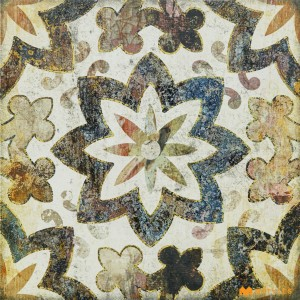 undefined-Vitrified Moroccan Tile Code23045 (300x300mm, Metallic)