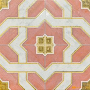 undefined-Vitrified Moroccan Tile Code23037 (300x300mm, Metallic)