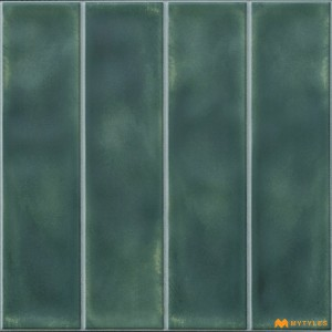 undefined-Ceramic Green Subway Wall Tile Code32575 (300x300mm, Matt)