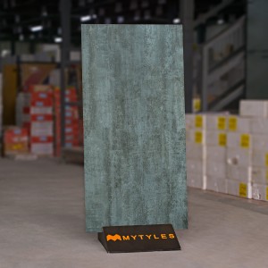 undefined-Vitrified Blue Floor and Wall Tile Code26376 (600x1200mm, Metallic)