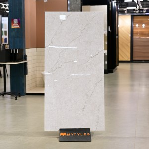 undefined-Vitrified White Slab Floor and Wall Tile Code37559 (800x1600mm, Glossy)