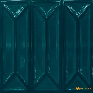 undefined-Ceramic Blue Subway Wall Tile Code32223 (300x300mm, Glossy)