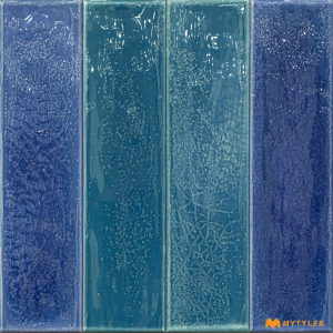 undefined-Ceramic Blue Subway Wall Tile Code27303 (300x300mm, Glossy)