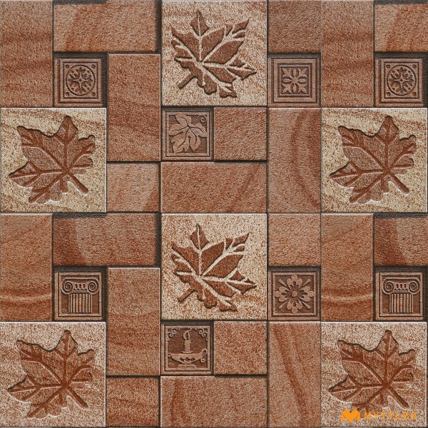 Elevation Tiles-Porcelain Red Elevation Wall Tile Code29332 (300x450mm, Matt)