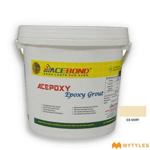 undefined-Acebond Acepoxy Epoxy Grout ( 1kg, Ivory )