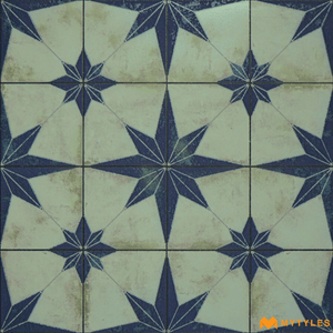 undefined-Vitrified Moroccan Tile Code23050 (600x600mm, Matt)