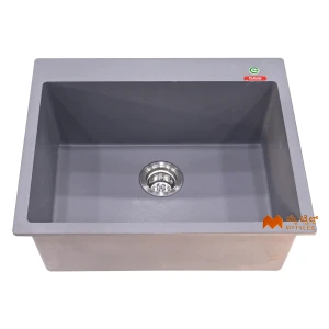 undefined-Futura Kitchen Sink - Quartz Series FS 2420  Grey Spot  Code38141 (24x20 Inch)
