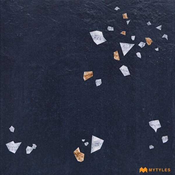 Parking Tiles-Vitrified Blue Digital Parking Floor and Wall Code29282 (400x400mm, Matt)