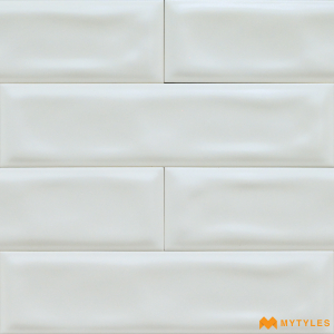 undefined-Ceramic White Subway Wall Tile Code12098 (75x300mm, Matt)