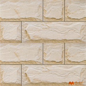 undefined-Ceramic Ivory Elevation Wall Tile Code37626 (300x600mm, Sugar)