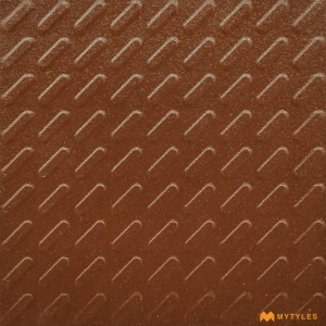 undefined-Vitrified Terracotta Plain Parking Floor and Wall Code29228 (300x300mm, Matt)