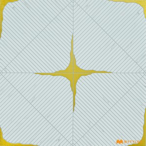 undefined-Imported White Highlighter Floor and Wall Tile Code28898 (600x600mm, Metallic)