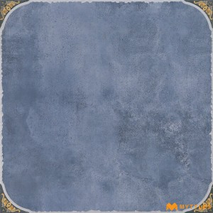 undefined-Imported Blue Moroccan Floor and Wall Tile Code11426 (600x600mm, Matt)