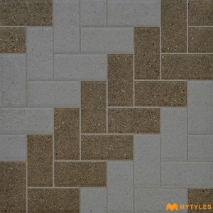 undefined-Vitrified Brown Digital Parking Floor and Wall Tile Code30286 (600x600mm,Matt)