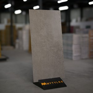 undefined-Vitrified Gray Floor and Wall Tile Code32319 (600x1200mm, Matt)