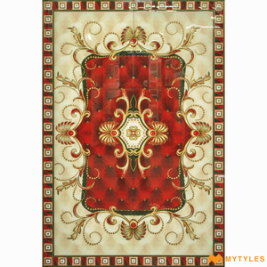 undefined-Carpet Rangoli Vitrified Tiles Code22121 (4x6Feet, Glossy)
