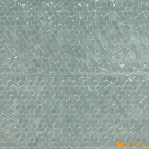 undefined-Ceramic Gray Geometric Wall Tile Code33957 (300x600mm, Glossy)