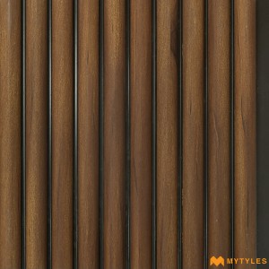 undefined-Brown Louver Wall Panels Code34796 (150x2400mm, Matt)