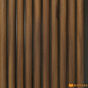undefined-Brown Louver Wall Panels Code34796 (6Inchx8Feet, Matt)
