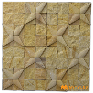 undefined-Natural Stone Wall Cladding Code16473 (295x295mm, Stone) - Teak Star