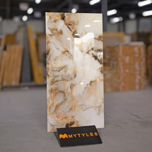 undefined-Vitrified Cream Floor and Wall Tile Code26953 (600x1200mm, Glossy)