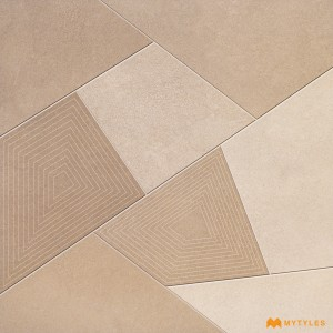 undefined-Vitrified Beige Digital Parking Floor and Wall Tile Code36731 (600x600mm, Matt)