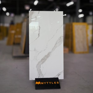 undefined-Vitrified White Floor and Wall Tile Code17663 (600x1200mm, Glossy)