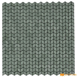 undefined-Imported Green Mosaic Floor and Wall Tile Code30499 (305x305mm, Matt/Glossy)