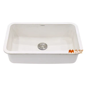 undefined-Futura Kitchen Sink - Quartz Series FS 3119 White  Code38142 (31x19Inch)