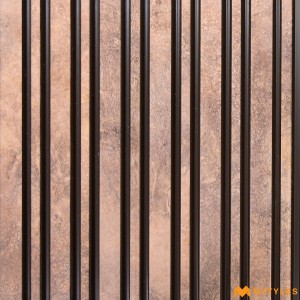 undefined-Copper Louver Wall Panels Code34773 (150x2400mm, Matt)