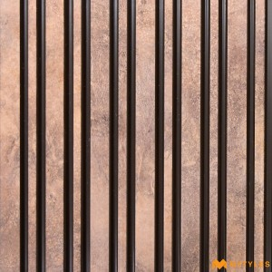 undefined-Copper Louver Wall Panels Code34773 (6Inchx8Feet, Matt)