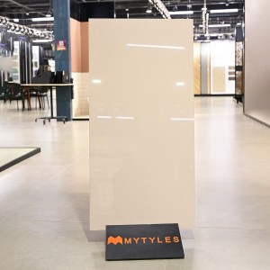 undefined-Vitrified Beige Full Body Floor and Wall Tile Code37244 (600x1200mm, Glossy)