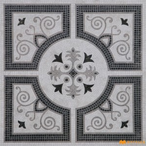 undefined-White and Gray Moroccan Floor and Wall Tile Code33448 (600x600mm, Sugar)