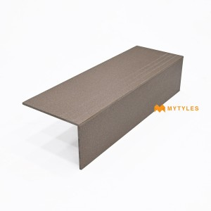 undefined-Full Body Vitrified Brown Step Tile Code31959 (300x900mm, Matt)