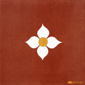 Terracotta Athangudi Tile Code36285